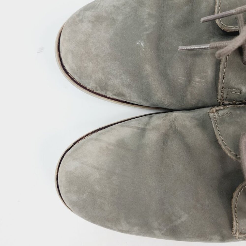 Clarks Men's Olive Green Raharto Plain Leather Lace Up Dress Oxford Shoes 8.5 - Picture 3 of 7